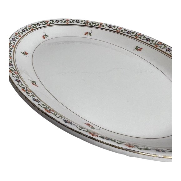 Vintage John Haddock Sons Royal Vitreous England Small Serving Tray Platter 11.5 - Picture 9 of 9